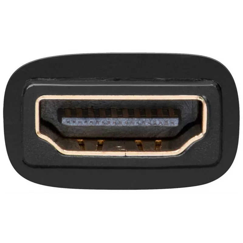 Adaptador Wentronic Goobay HDMI™ / DVI-I, conector hembra HDMI estándar (tipo A), Negro - conector hembra HDMI™ de 19 pines > conector hembra DVI (24+5) (68690)