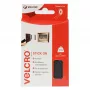 Cinta Velcro autoadhesiva, gancho y bucle 20mm x1m negra