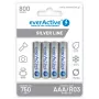 Pilas recargables AAA NiMH everActive EVHRL03-800 – 1,2 V, 4 uds., cilíndricas 44,5×10,5 mm