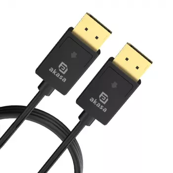 Cable DisplayPort Akasa PROSLIM 8K 8Ka60Hz - 2 m (AK-CBDP26-20BK)