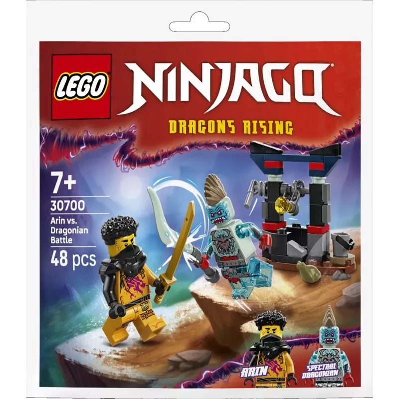 Juguete de construcción LEGO set 30700 Arin y el combate contra el hombre dragón polybag (miniset)