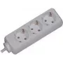 Alargador de corriente Bachmann 3x Schuko H05VV-F 3G 1,50mm² 16A/3680W 3m