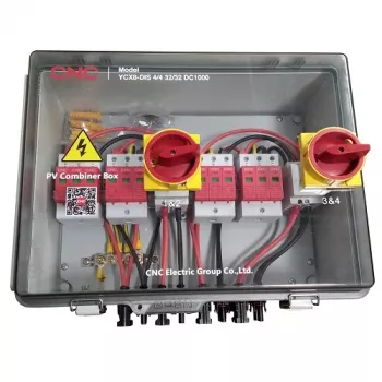 Caja combinadora fotovoltaica HiSmart NV822317 DC 4in-4out IP66
