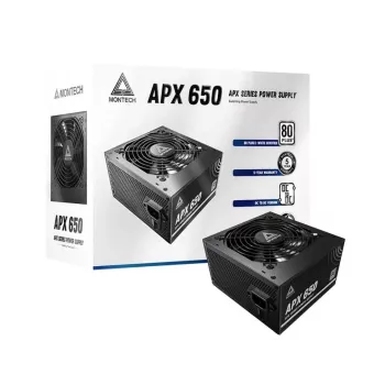 Montech APX650 fuente de alimentación 650 W 20+4 pin ATX ATX negro