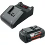 Set de arranque con batería Bosch GBA 36V 6,0Ah con cargador AL 36V-20, negro