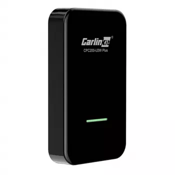Adaptador inalámbrico Carlinkit U2W Plus para Apple CarPlay, negro