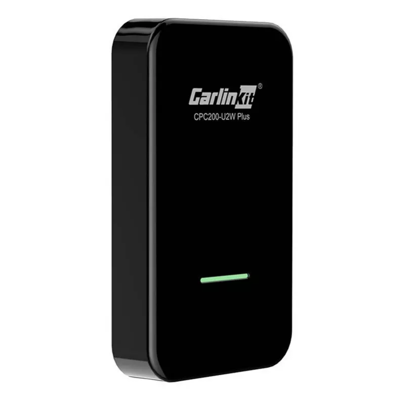 Adaptador inalámbrico Carlinkit U2W Plus para Apple CarPlay, negro