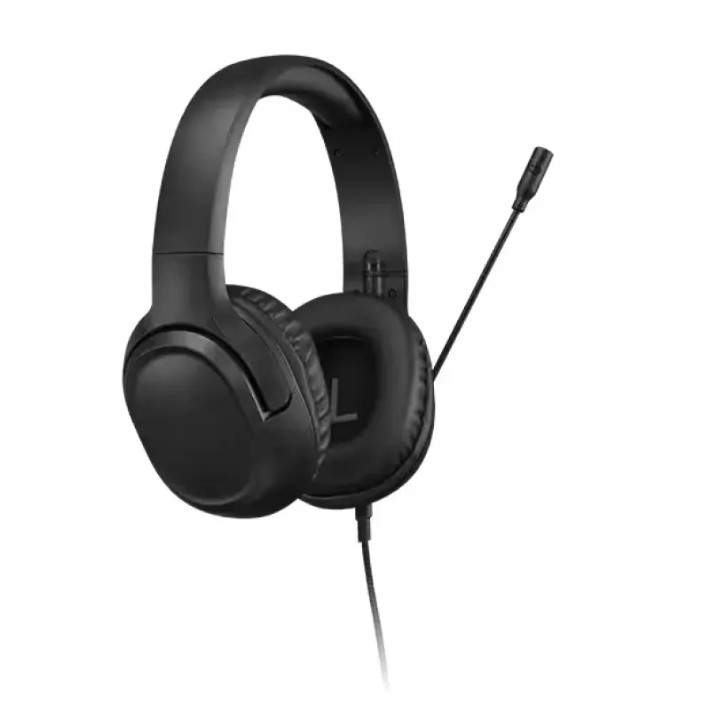 Lenovo H110 auriculares gaming GXD1P46879, con cable, 3,5 mm, micrófono integrado, controlador de 50 mm, 50 Hz-20 kHz, 32 Ω, negros