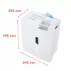 HSM shredstar X6pro destructora de documentos, 2 x 15 mm + mecanismo de corte de CD independiente