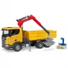 Camión de obra de juguete BRUDER Scania Super 560R con grúa y 2 palés