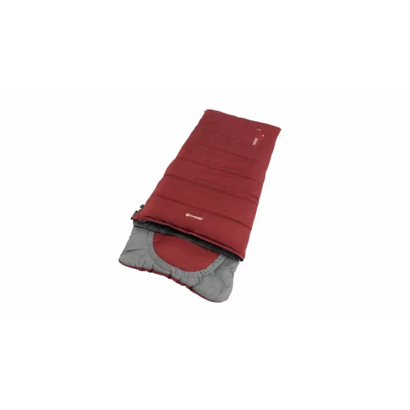Sac de dormir Outwell Contour Junior rectangular poliéster 170 cm x 70 cm, rojo