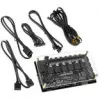 Controlador automático Lamptron CT630 PWM ARGB — controlador compacto de ventilador PWM-ARGB, negro