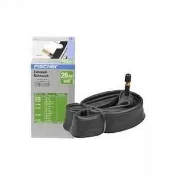 Cámara de bicicleta FISCHER 26 pulgadas (66,00 cm) con válvula de coche/Schrader – Modelo 85104