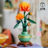 LEGO Icons set de construcción de flores de crisantemo, set creativo de modelismo para adultos para construir una planta artificial, regalo para mujeres hombres ella o él decoración para casa oficina