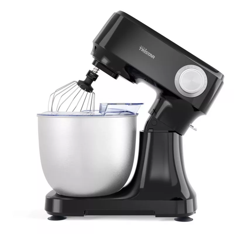 Robot de cocina Tristar MX-4870, 800 W, bol de acero inoxidable de 4,5 L, negro