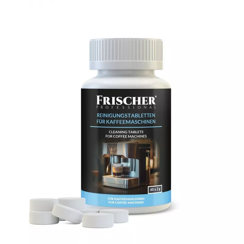 Pastillas limpiadoras para cafeteras Frischer 60 uds.