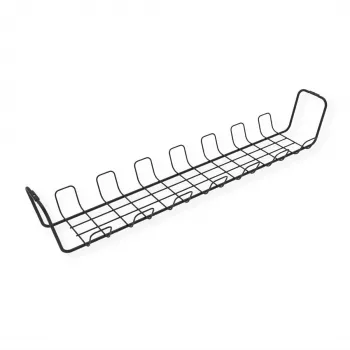 ROTRONIC-SECOMP Roline - cable - organizador - rejilla - montaje bajo mesa - negro (pack de 2)