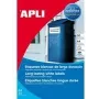 Etiquetas para impresora APLI 01228 blanco poliéster A4 210x297mm 20 hojas