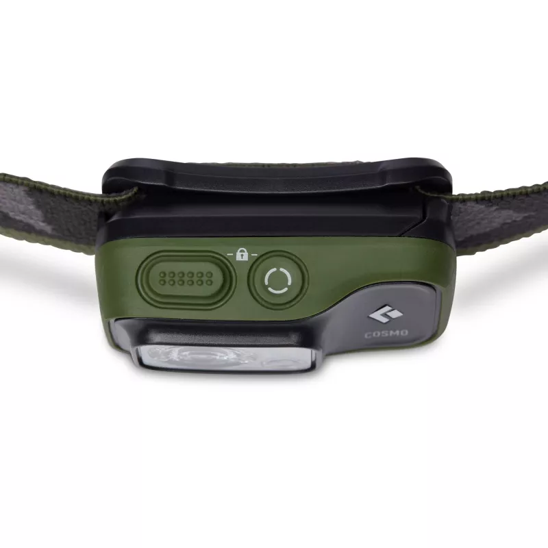 Linterna frontal Cosmo 350, Luz LED verde oliva