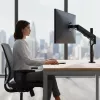 Soporte de monitor MACLEAN MC-135 con muelle de gas para pantallas de 17 a 32 pulgadas, carga 2–10 kg, negro