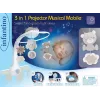 Proyector de música 3 en 1 carrusel beige