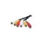 Cable de audio ShiverPeaks BASIC-S 3x RCA - 3x RCA 5,0 m