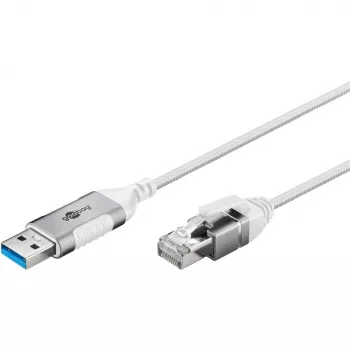 Cable Ethernet Goobay USB-A 3.0 a RJ45 fino 5 m - conecta router, módem o (74381)