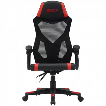 Canyon MCH01 - Flow - silla gaming ergonómica - negra y roja