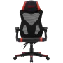 Canyon MCH01 - Flow - silla gaming ergonómica - negra y roja