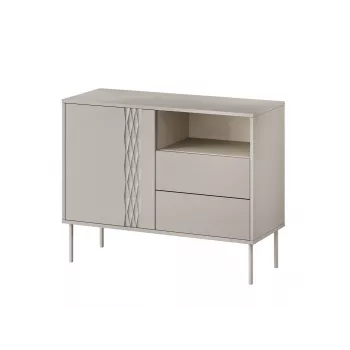Cómoda Cama 1D2S TRESSE 100x40x75 cashmere mate