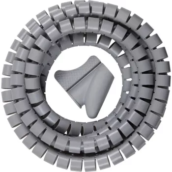 Organizador de cables Brennenstuhl tubo espiral L= 2,5 m, Ø= 20 mm, gris
