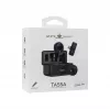 White Shark DSM-06 Tassa Micrófono de solapa inalámbrico, USB-C, negro
