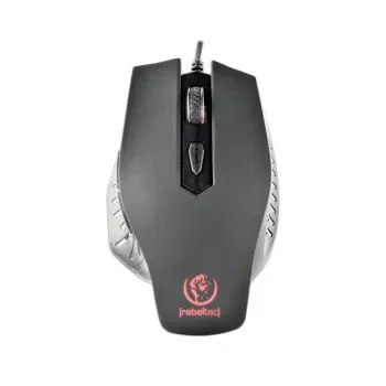 Rebeltec Red Dragon – ratón óptico – 6 botones – con cable – USB