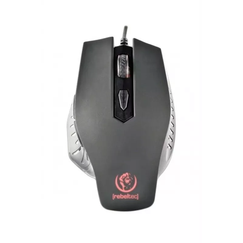 Rebeltec Red Dragon – ratón óptico – 6 botones – con cable – USB