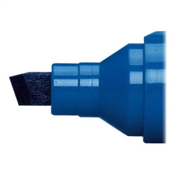 Rotulador permanente Edding 500 punta biselada azul