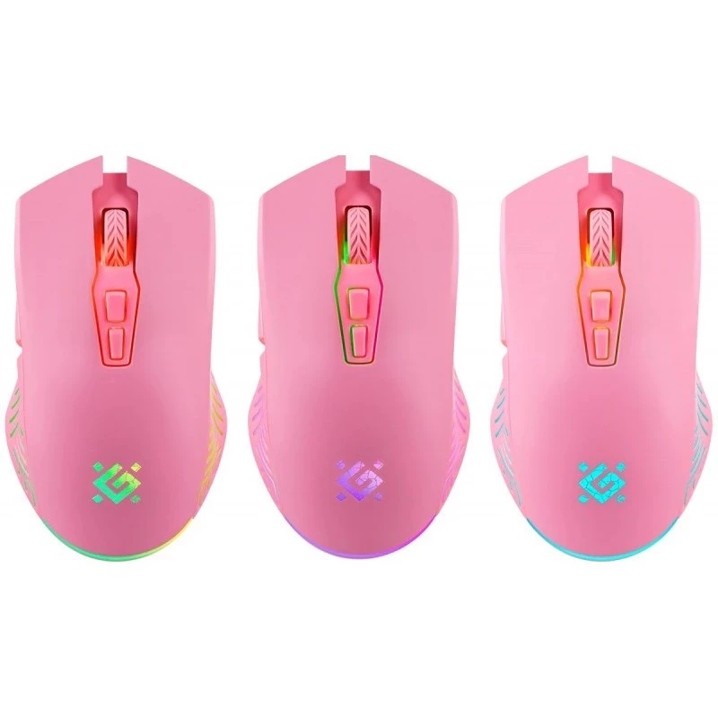 Ratón gamer inalámbrico DEFENDER P ANDORA PINK interfaz