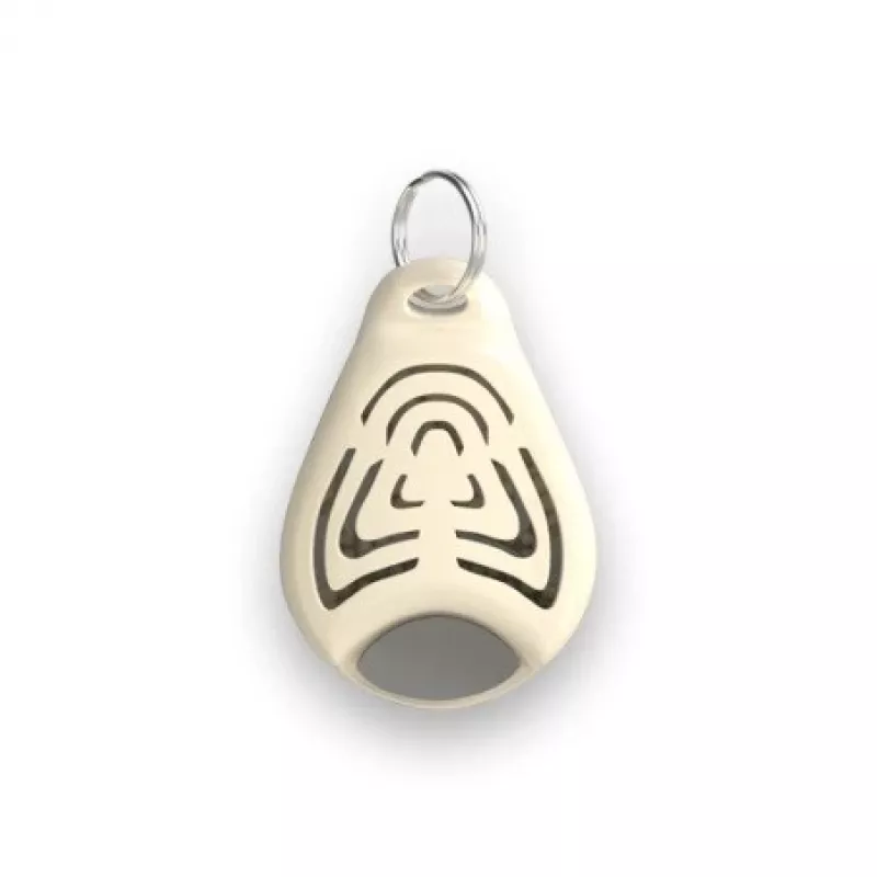 Repelente de garrapatas por ultrasonidos TICKLESS PRO-104BE para mascotas – portátil, a pilas, impermeable, 1,5 m de alcance, beige