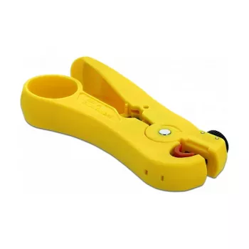 Pelacables DELOCK 86478 — capacidad de pelado 3,5–9 mm, longitud 111 mm, amarillo