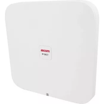 ASCOM IPBS3-A4 - Punto de acceso IP DECT (8 canales | interfaz inalámbrica DECT GAP/CAP | antena externa) - en blanco (IPBS3-A4)