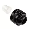 Alphacool 17471 Eiszapfen PRO conector HardTube de 13 mm G1/4, latón, 22 mm de diámetro, 20 mm de altura, Deep Black