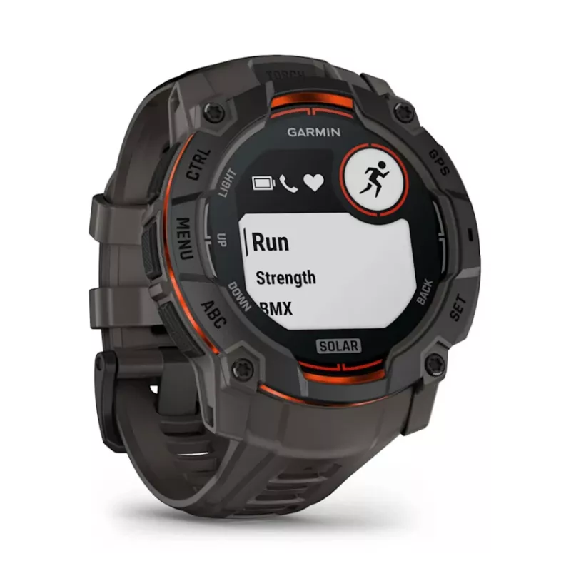 Garmin Instinct 3 Solar Smartwatch GPS 1,3 pulgadas MIP 176x176 Pantalla táctil Negro