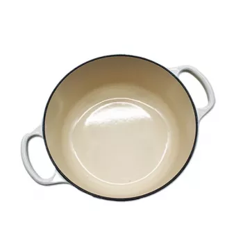 Le Creuset Signature Asadora redonda blanca 20 cm