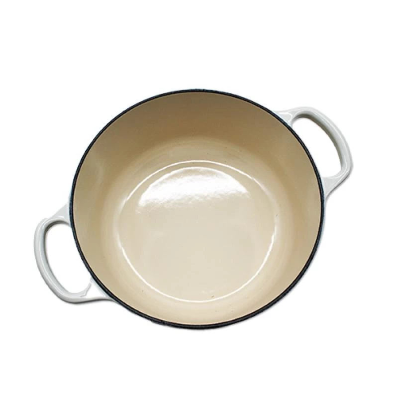 Le Creuset Signature Asadora redonda blanca 20 cm