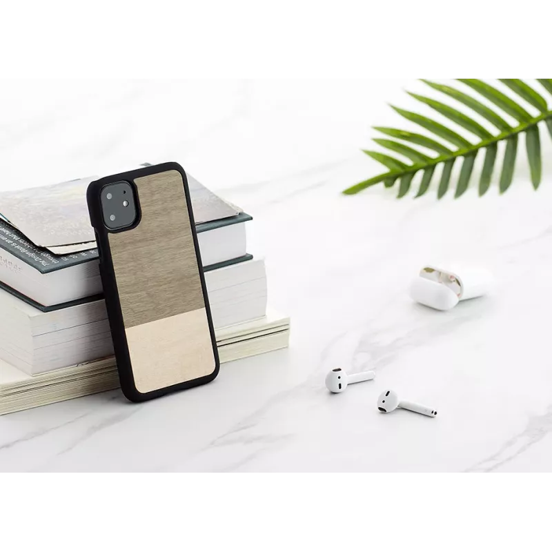 Funda para smartphone man and wood para iPhone 11 — negro, funda protectora