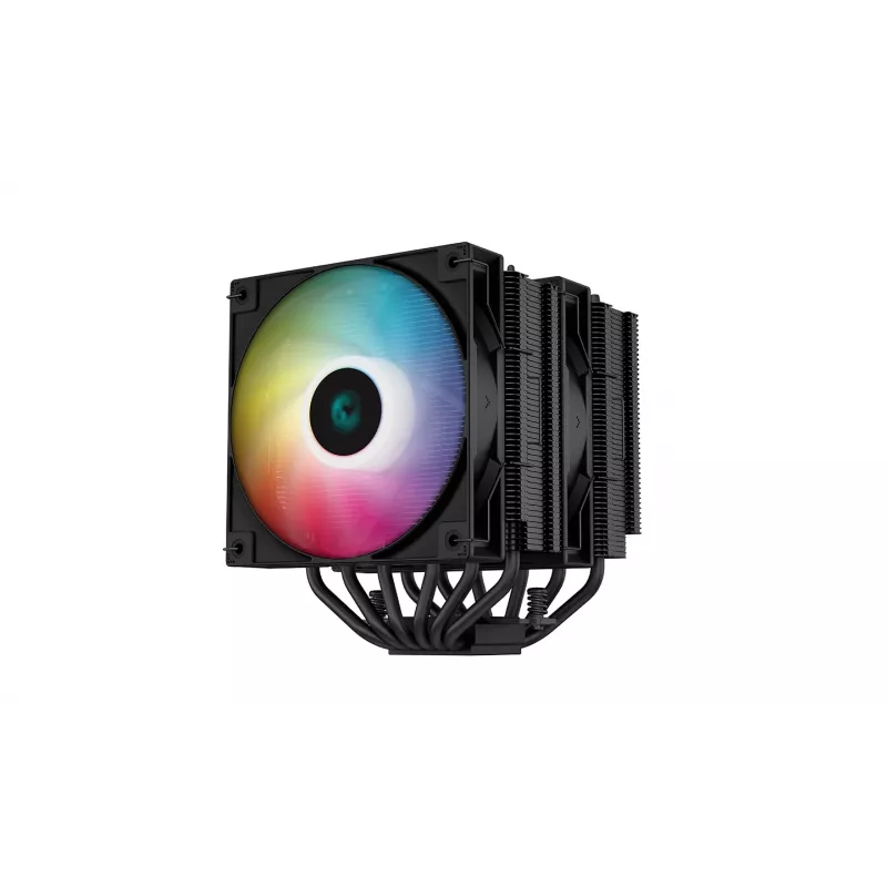 DeepCool AG620 BK ARGB Disipador de CPU por aire 12 cm Negro, Blanco 1 unidad