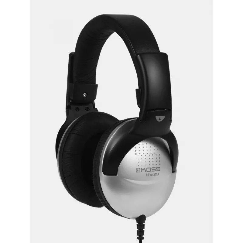 Koss | Auriculares | UR29 | Con cable | On-Ear | Cancelación de ruido | Negro/Plata