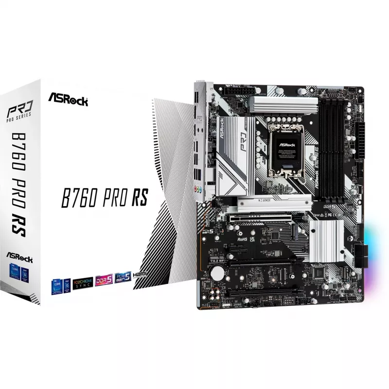 Placa base ASRock B760 Pro RS DDR5 ATX