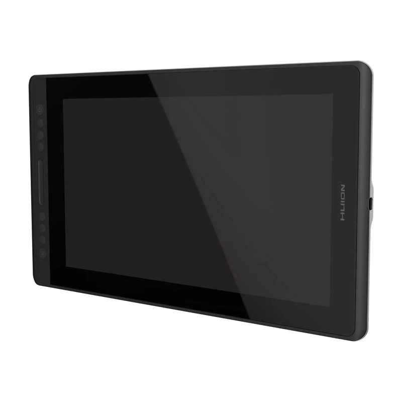 HUION Kamvas Pro 16 GT156 tableta gráfica con pantalla, IPS de 15,6 pulgadas, 1920×1080, área de trabajo 344,16×193,59 mm, 8192 niveles de presión, 5080 lpi, USB, negra