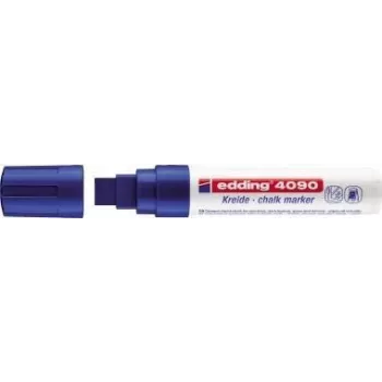 Rotulador de tiza Edding 4090 azul, 5 unidades
