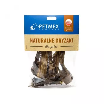 Snack masticable para perros PETMEX Callos de ternera 100 g — snack masticable natural de ternera para perros adultos, higiene dental, sin lactosa ni gluten